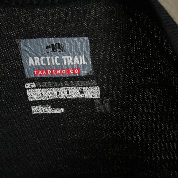 Arctic Trail Trading Co. Sz M black, long sleeve shirt - Picture 7 of 7